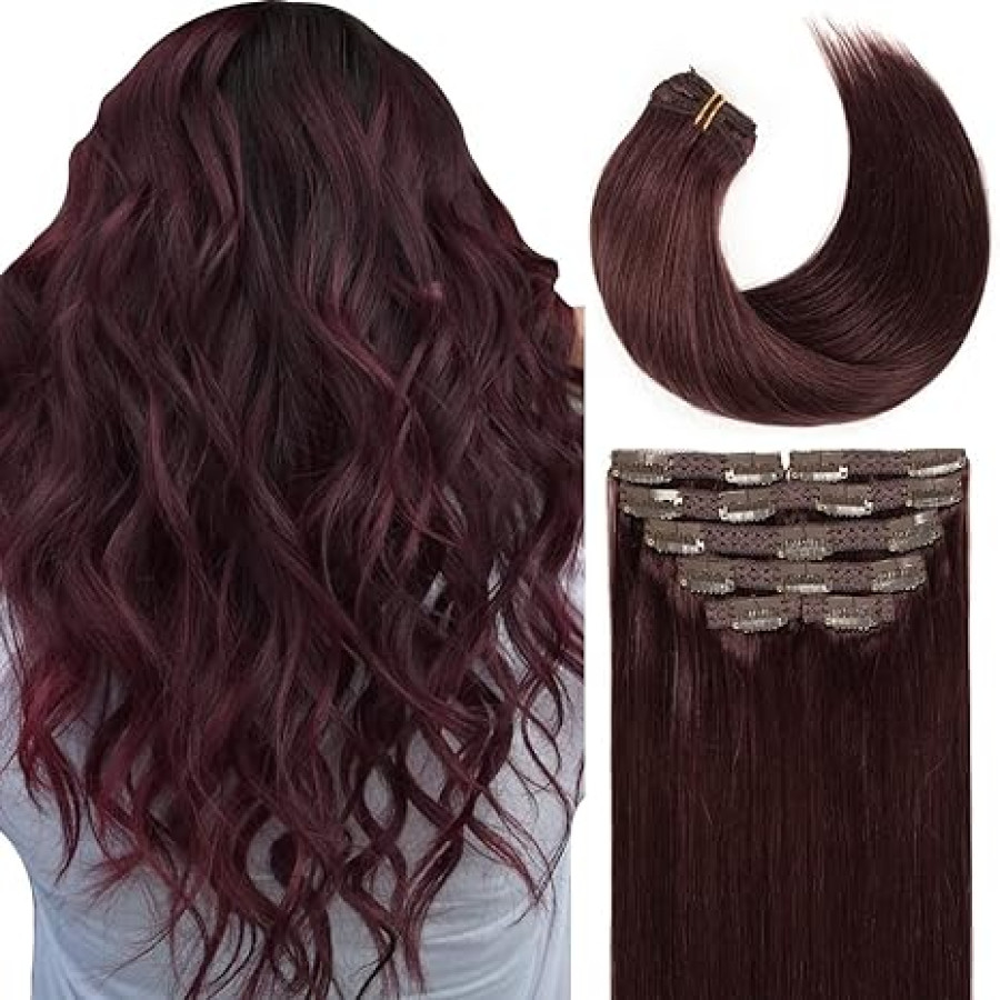 Clip-On White Platinum Saten Violet